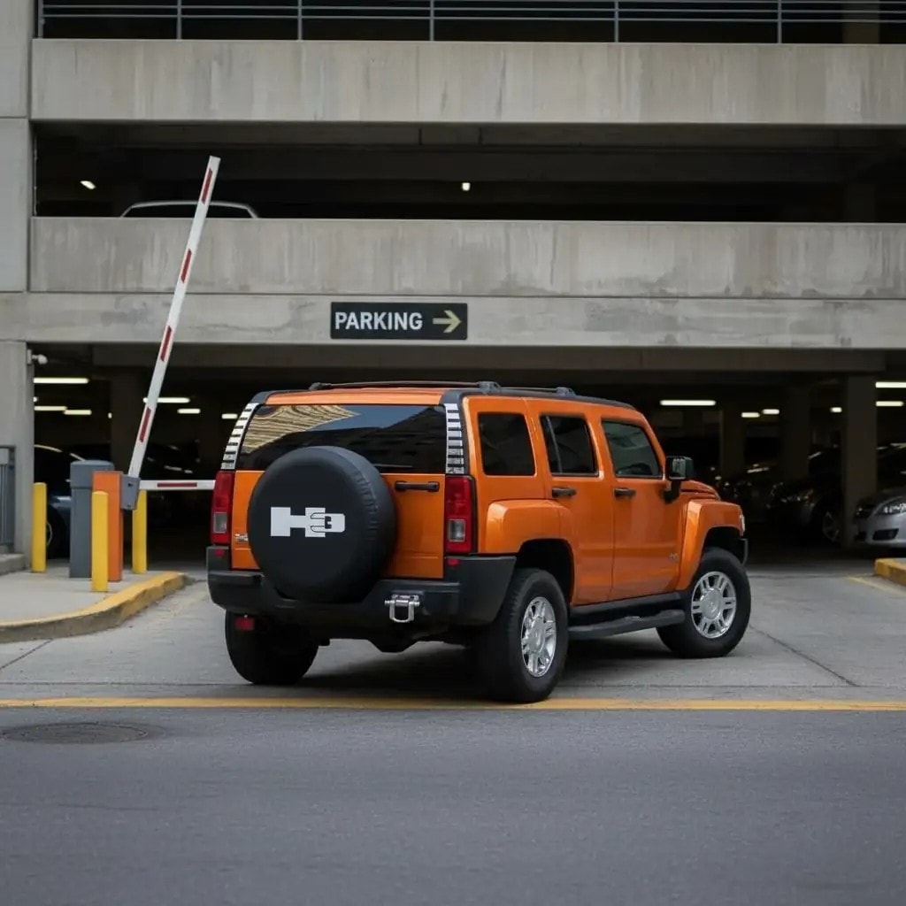 Hummer H3 Logo Spare Wheel Tire Cover